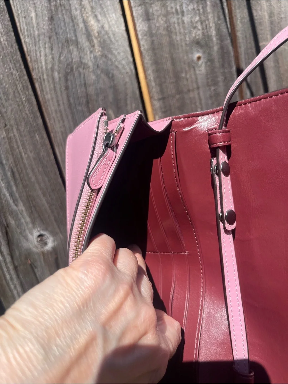 Disney X Coach Hayden Foldover Crossbody Clutch in with Sleeping Beauty Design